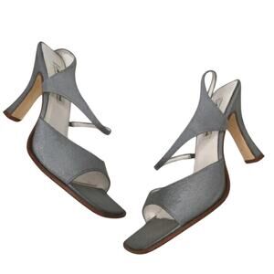 Vintage Y2K Square toe Heels Sz 10 M